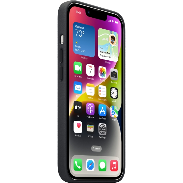 Apple Mpp93Zm/A Apple Leather Case With Magsafe Iphone 14 Plus Midnight - Afbeelding 3