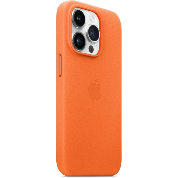 Apple Mppr3Zm/A Apple Leather Case With Magsafe Iphone 14 Pro Max Orange - Afbeelding 2
