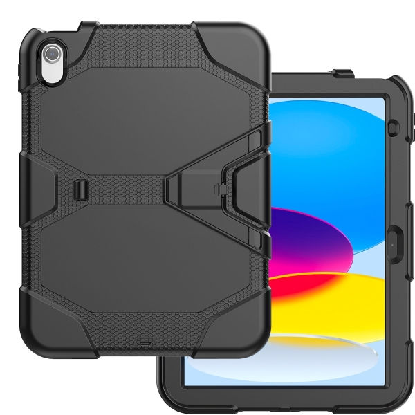 Xccess Survivor Essential Case Apple Ipad 10.9 (2022)/Ipad 11 (2025) Black - Afbeelding 4