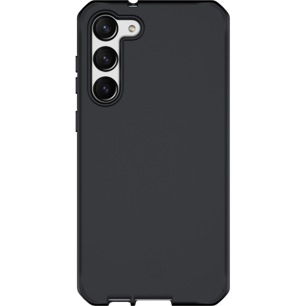 Itskins Level 2 Spectrumsolid_R For Samsung Galaxy S23 5G Plain Black - Afbeelding 2