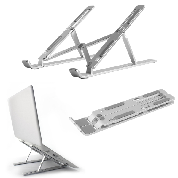 Mobilize Aluminium Laptop Stand Up To 15.6 Inch Silver - Afbeelding 8