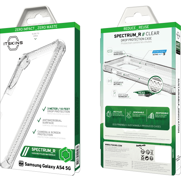 Itskins Level 2 Spectrumclear_R For Samsung Galaxy A54 5G Transparent - Afbeelding 8