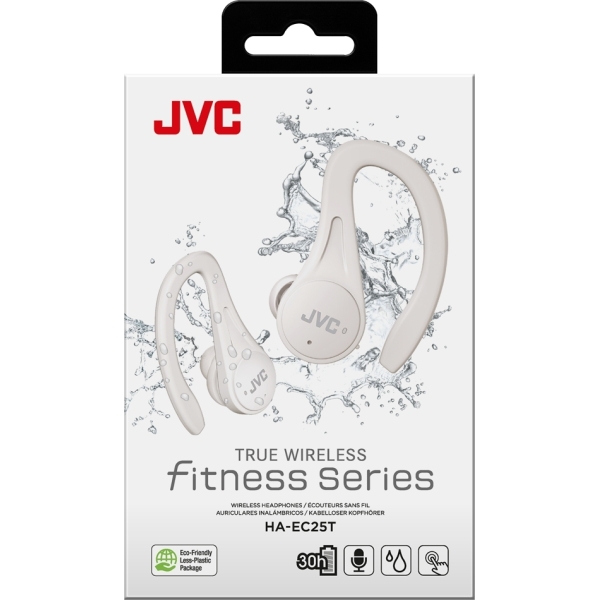 Jvc Ha-Ec25T Jvc Fitness Series True Wireless Bluetooth Stereo Headset White - Afbeelding 6