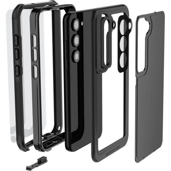Ghostek Nautical Waterproof Case + Belt Swivel Holster Samsung Galaxy S23 5G Clear - Afbeelding 10