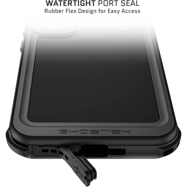 Ghostek Nautical Waterproof Case + Belt Swivel Holster Samsung Galaxy S23 5G Clear - Afbeelding 6
