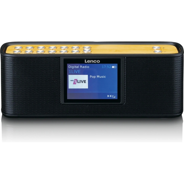 Lenco Pdr-045Bk Lenco Portable Internet Dab+ Bluetooth Radio Black - Afbeelding 3