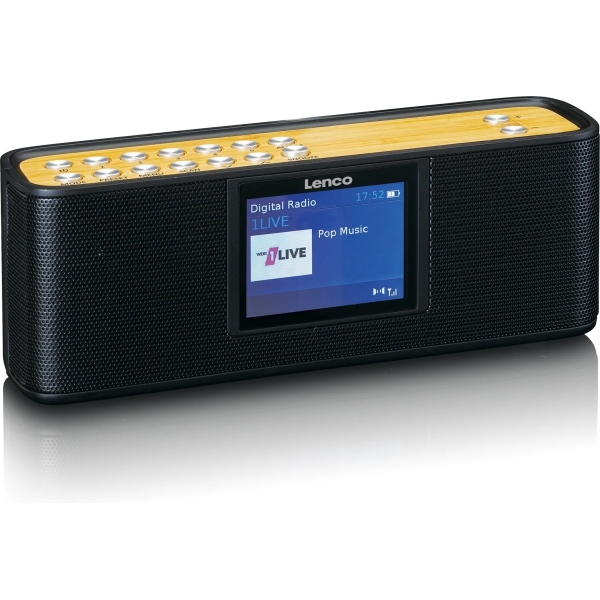 Lenco Pdr-045Bk Lenco Portable Internet Dab+ Bluetooth Radio Black - Afbeelding 4