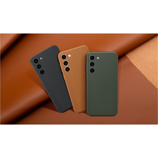 Samsung Ef-Vs916Laegww Samsung Leather Cover Galaxy S23+ 5G Camel - Afbeelding 6