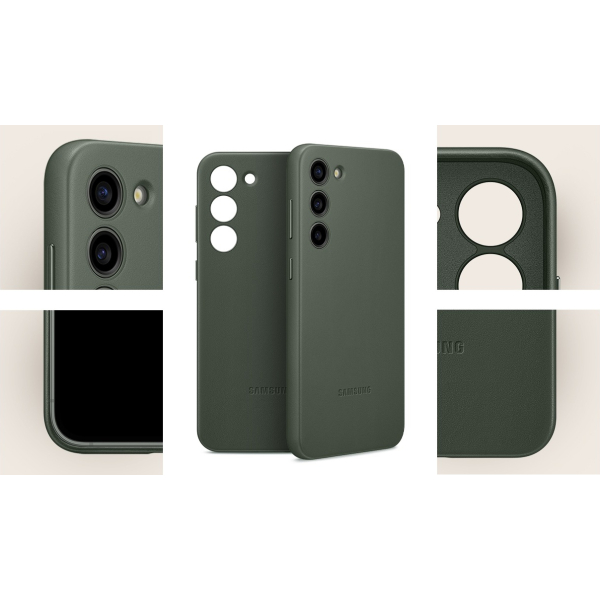 Samsung Ef-Vs916Lgegww Samsung Leather Cover Galaxy S23+ 5G Green - Afbeelding 4