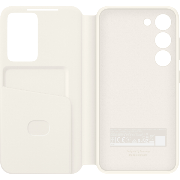Samsung Ef-Zs911Cuegww Samsung Smart Clear View Cover Galaxy S23 5G Cream - Afbeelding 2