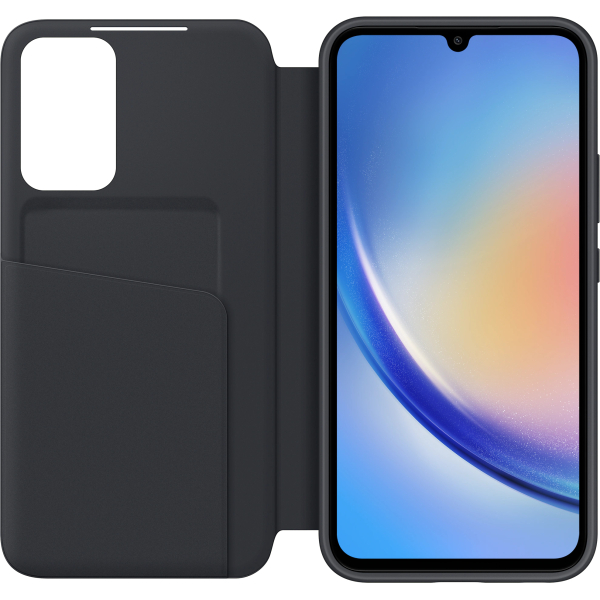 Samsung Ef-Za346Cbegww Samsung Smart Clear View Cover Galaxy A34 5G Black - Afbeelding 3