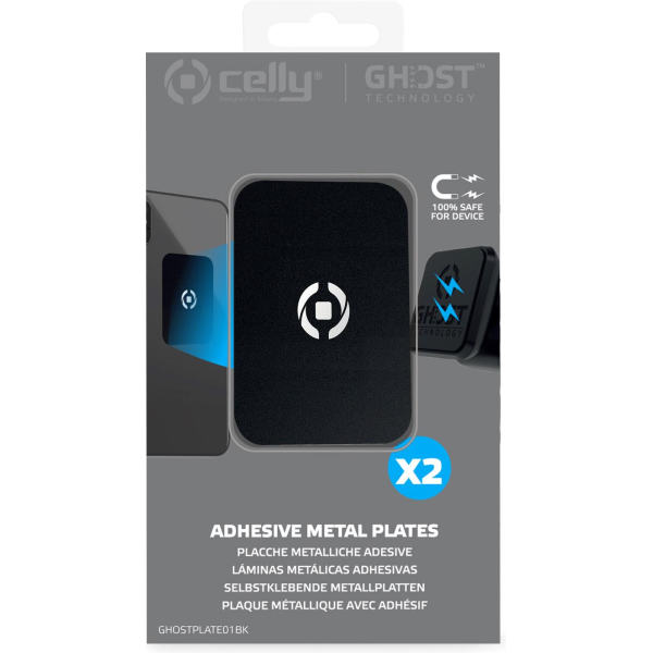 Celly Ghostplate Universal Magnetic Plate Black - Afbeelding 3