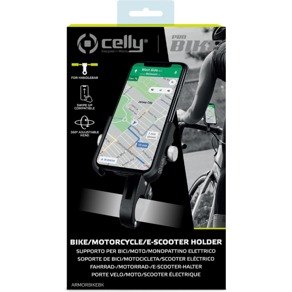 Celly Armorbike Universal Bike Holder Black - Afbeelding 5