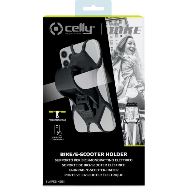 Celly Swipebike Universal Bike Holder Black - Afbeelding 4