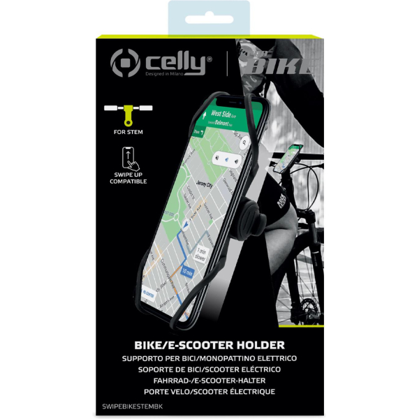 Celly Swipebikestem Universal Bike Holder Black - Afbeelding 3