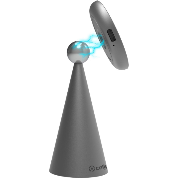 Celly Magstandcharge Magsafe Wireless Charger Holder Grey