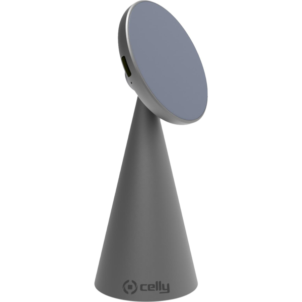 Celly Magstandcharge Magsafe Wireless Charger Holder Grey - Afbeelding 2