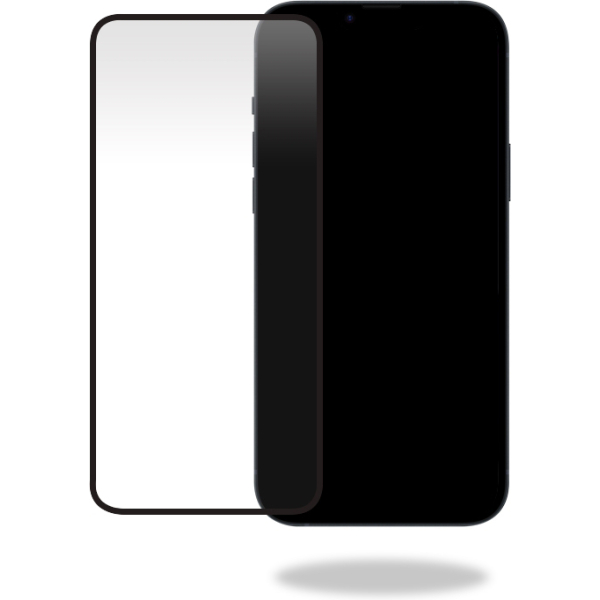 Mobilize Glass Screen Protector - Black Frame - Apple Iphone 15 Plus