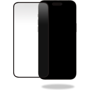 Mobilize Glass Screen Protector - Black Frame - Apple Iphone 15 Pro Max