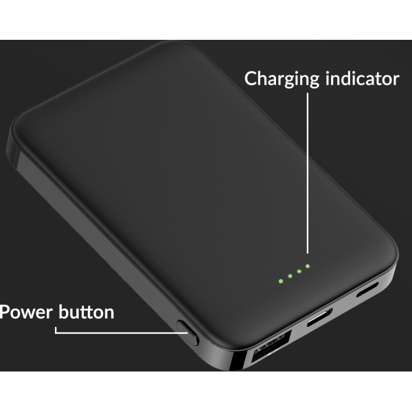 Mobilize Power Bank 5000Mah 15W Black - Afbeelding 4
