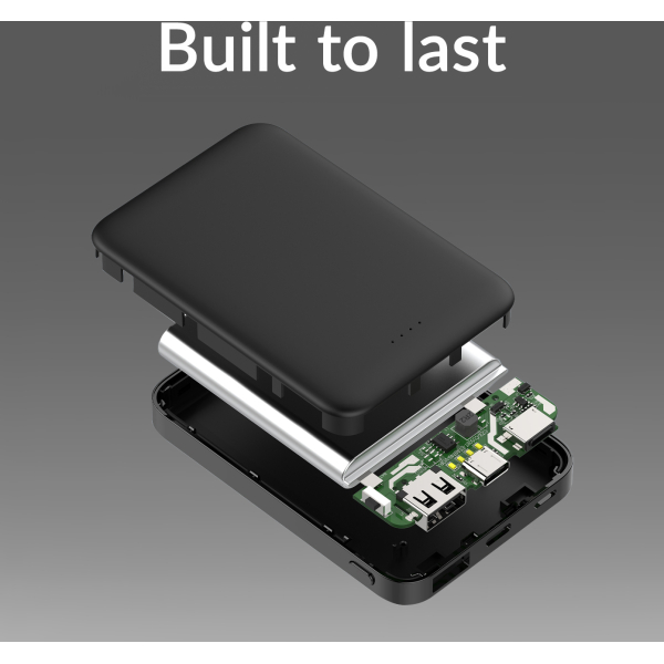 Mobilize Power Bank 5000Mah 15W Black - Afbeelding 5