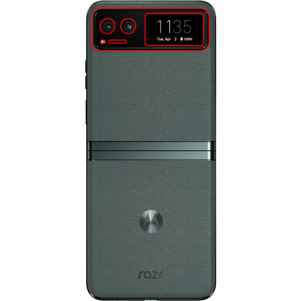 Mobilize Glass Screen Protector Motorola Razr 40 (Outer Display) - Afbeelding 2