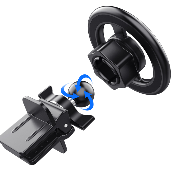 Celly Ghostmagpro Magsafe Car Holder Black - Afbeelding 3
