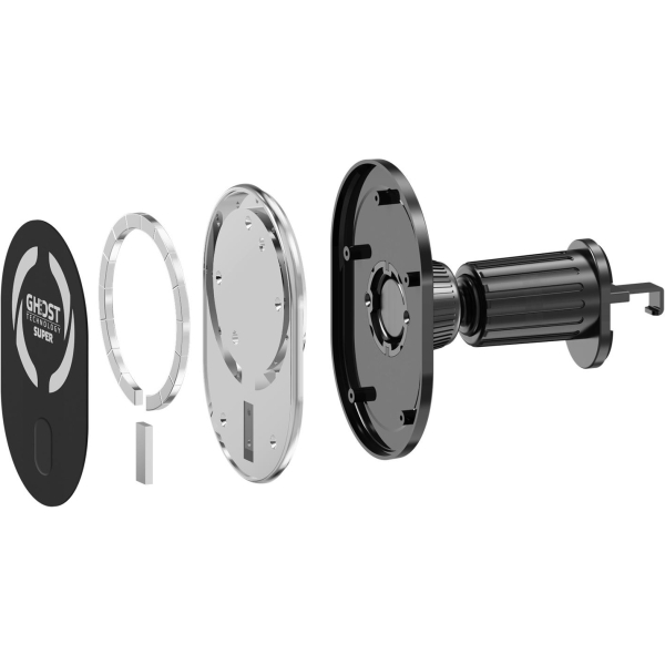 Celly Ghostsupermag Magsafe Car Holder Black - Afbeelding 3