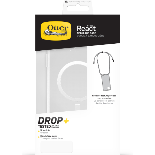 Otterbox React Series Necklace Magsafe Apple Iphone 14 Plus/15 Plus Clear - Afbeelding 6
