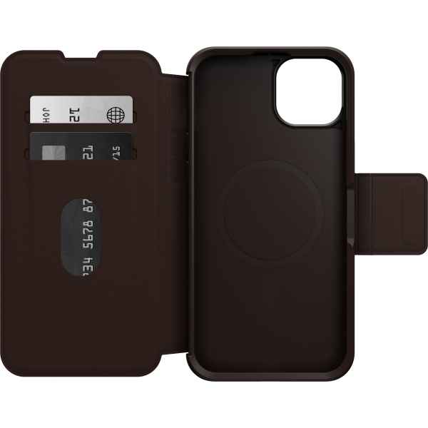 Otterbox Strada Magsafe Apple Iphone 15 Plus Espresso Brown - Afbeelding 3