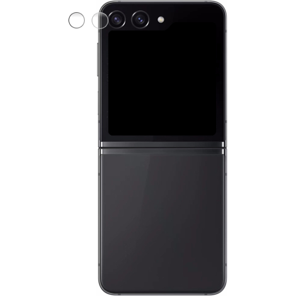 Mobilize Glass Screen Protector Samsung Galaxy Z Flip5 (Outer Display + Camera) - Afbeelding 2