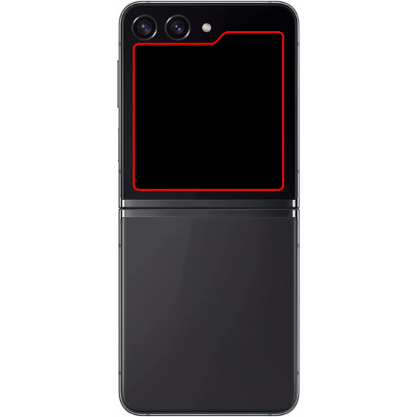 Mobilize Glass Screen Protector Samsung Galaxy Z Flip5 (Outer Display + Camera) - Afbeelding 3