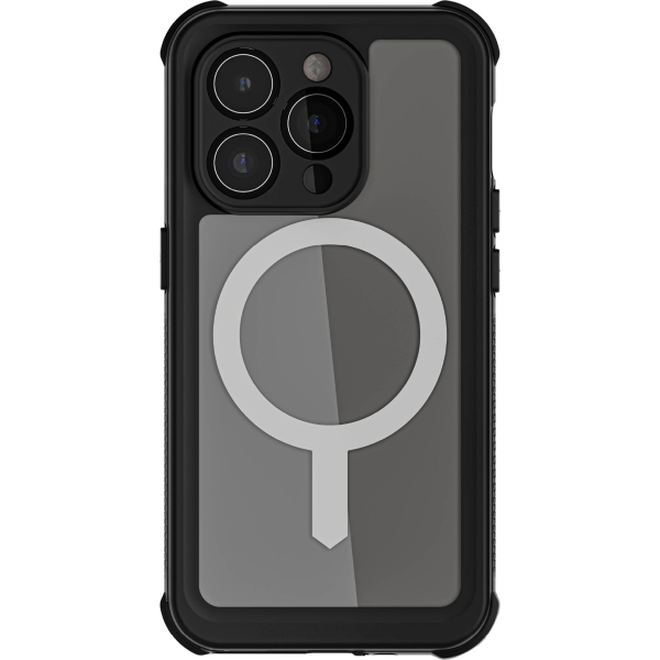 Ghostek Nautical Waterproof Magsafe Case + Belt Swivel Holster Apple Iphone 15 Pro Clear - Afbeelding 2