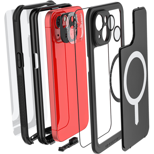 Ghostek Nautical Waterproof Magsafe Case + Belt Swivel Holster Apple Iphone 15 Black - Afbeelding 8