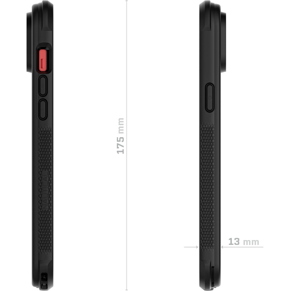 Ghostek Nautical Waterproof Magsafe Case + Belt Swivel Holster Apple Iphone 15 Plus Black - Afbeelding 4