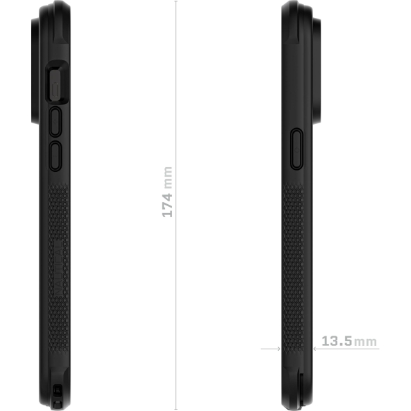 Ghostek Nautical Waterproof Magsafe Case + Belt Swivel Holster Apple Iphone 15 Pro Max Black - Afbeelding 4