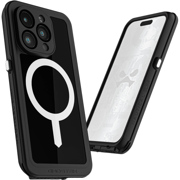 Ghostek Nautical Slim Waterproof Magsafe Case Apple Iphone 15 Pro Black - Afbeelding 5