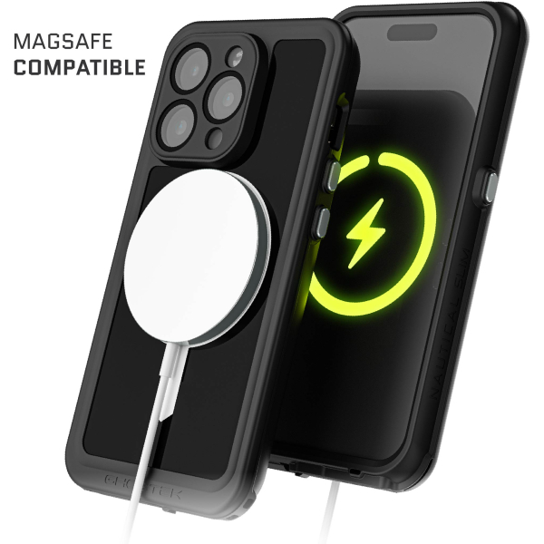 Ghostek Nautical Slim Waterproof Magsafe Case Apple Iphone 15 Pro Black - Afbeelding 9