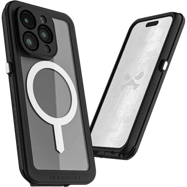 Ghostek Nautical Slim Waterproof Magsafe Case Apple Iphone 15 Pro Clear - Afbeelding 5