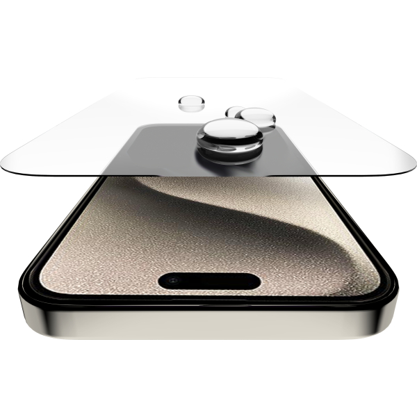 Itskins Supreme Glass Screen Protector With Alignment Tool Apple Iphone 15 Pro Max Clear - Afbeelding 4