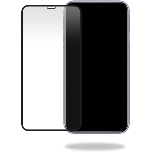 Mobilize Privacy Glass Screen Protector - Black Frame - For Apple Iphone Xr/11