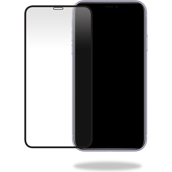 Mobilize Privacy Glass Screen Protector - Black Frame - For Apple Iphone Xr/11