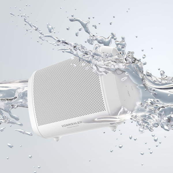 Vonmählen Air Beats Mini Portable Bluetooth Speaker White - Afbeelding 5