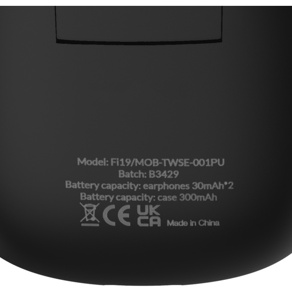 Mobilize Tws Earbuds Black - Afbeelding 8
