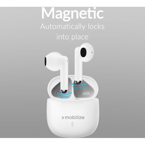 Mobilize Tws Earbuds White - Afbeelding 4
