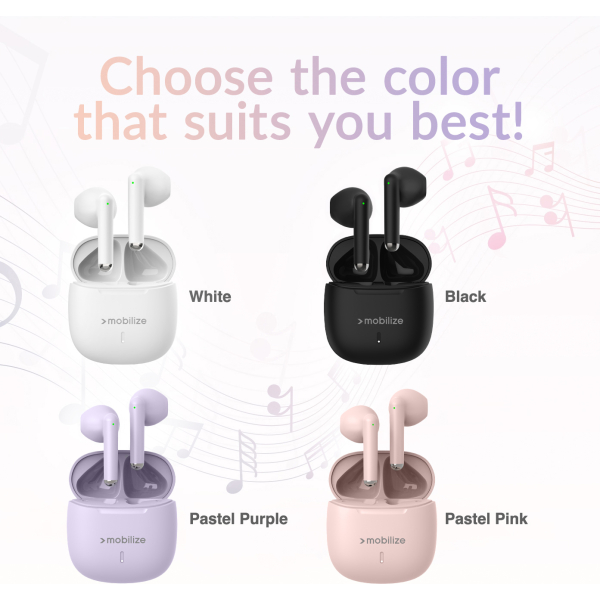 Mobilize Tws Earbuds White - Afbeelding 6