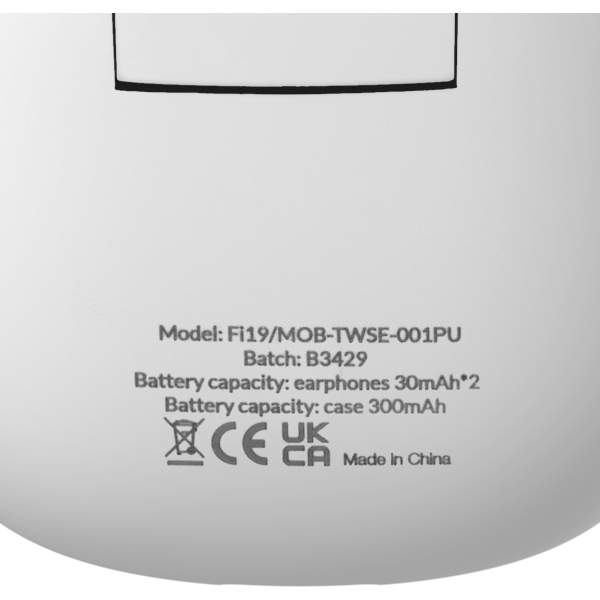 Mobilize Tws Earbuds White - Afbeelding 8