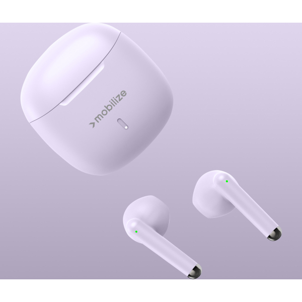 Mobilize Tws Earbuds Pastel Purple - Afbeelding 2