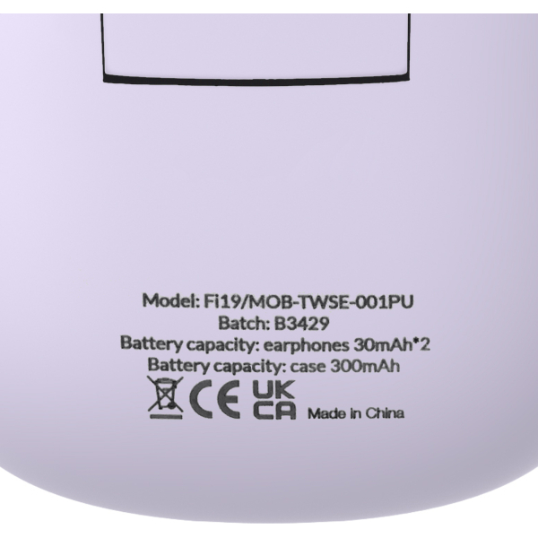 Mobilize Tws Earbuds Pastel Purple - Afbeelding 8