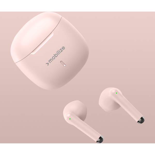 Mobilize Tws Earbuds Pastel Pink - Afbeelding 2